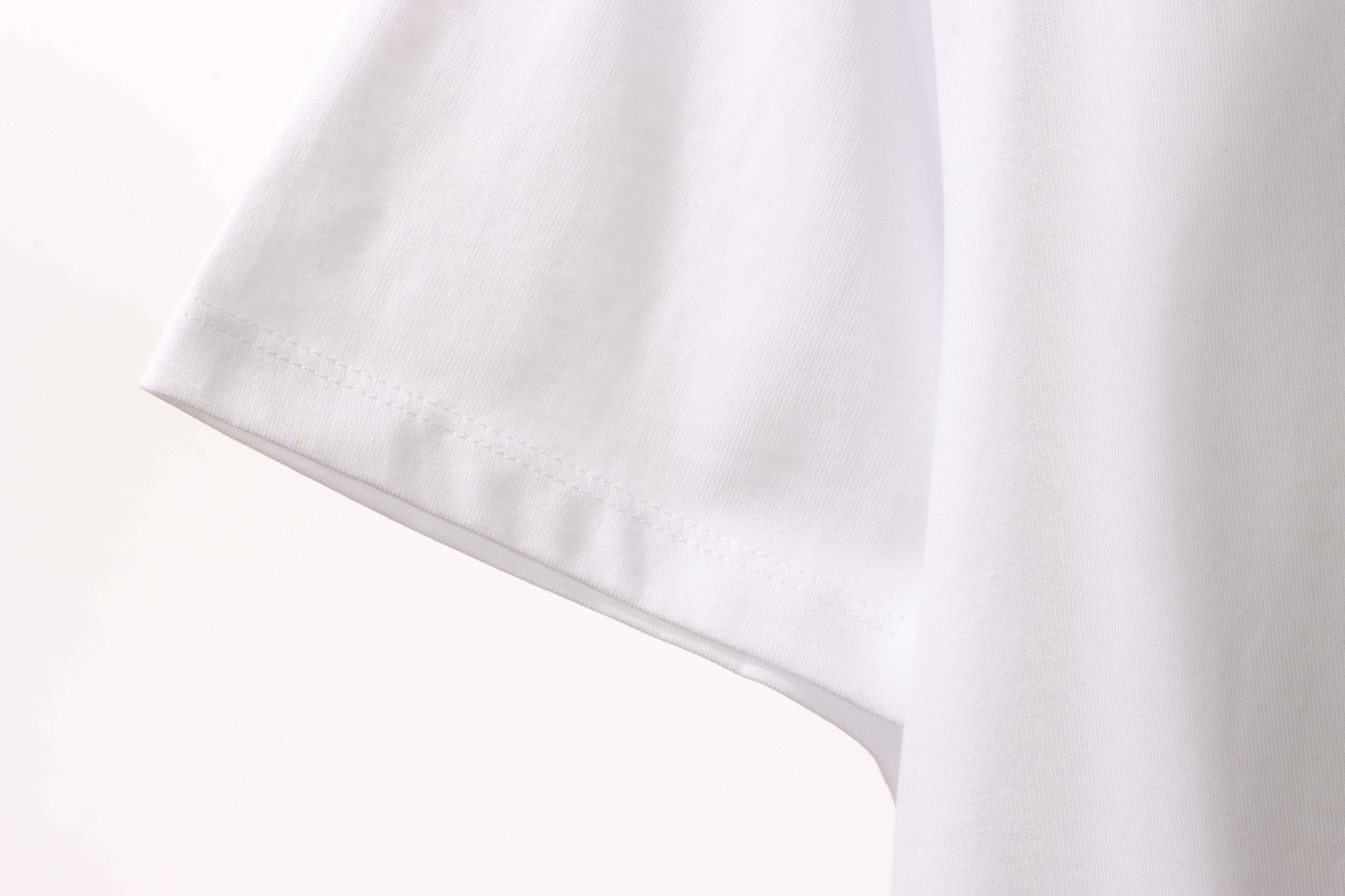 OW embroidered arrow short sleeves White