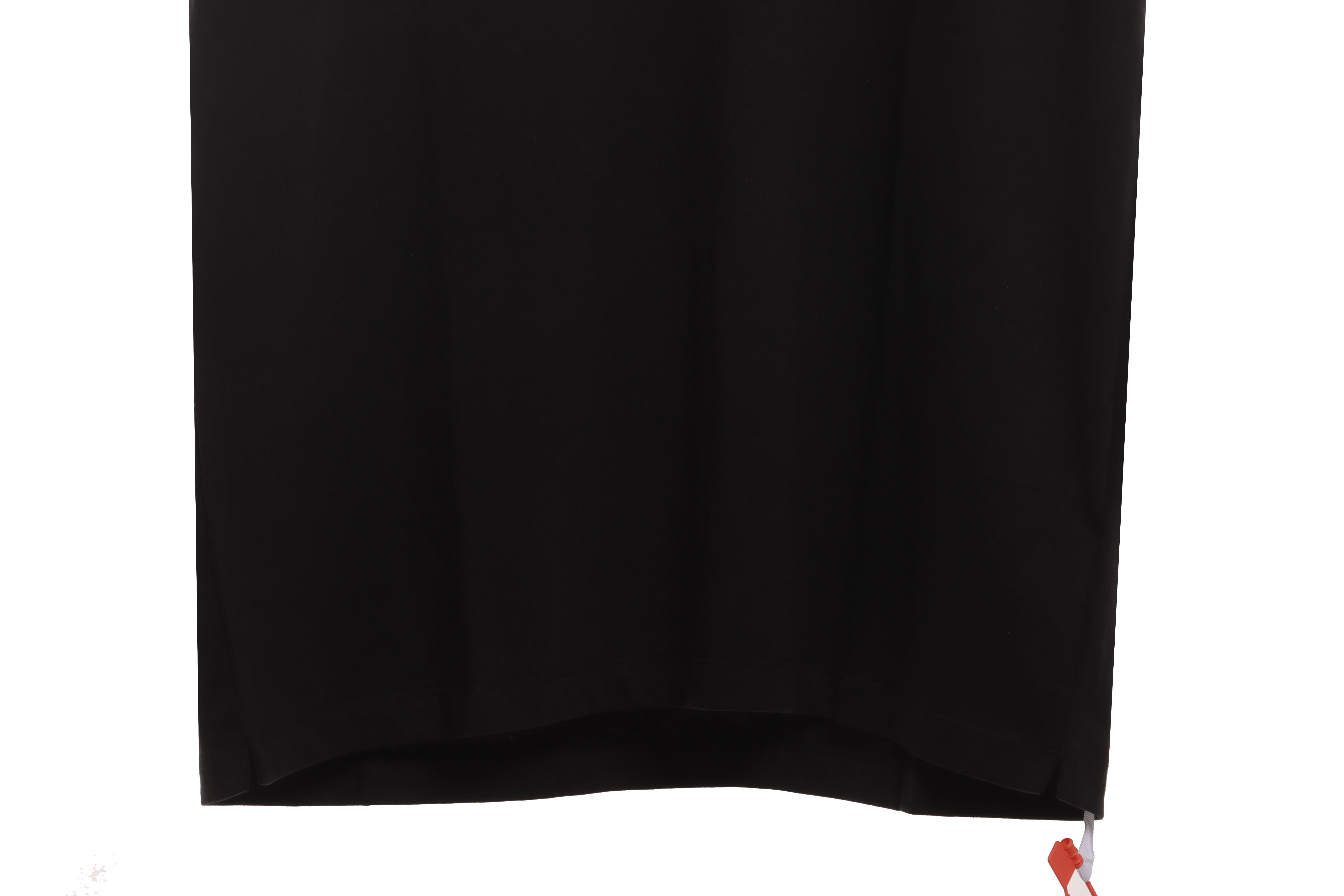 OW embroidered logo arrow slogan short sleeve black