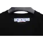 OW environmentally friendly ink hand-painted colorful graffiti short sleeve black