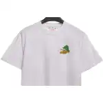 OW Environmentally friendly ink hand-painted colorful graffiti short sleeves white