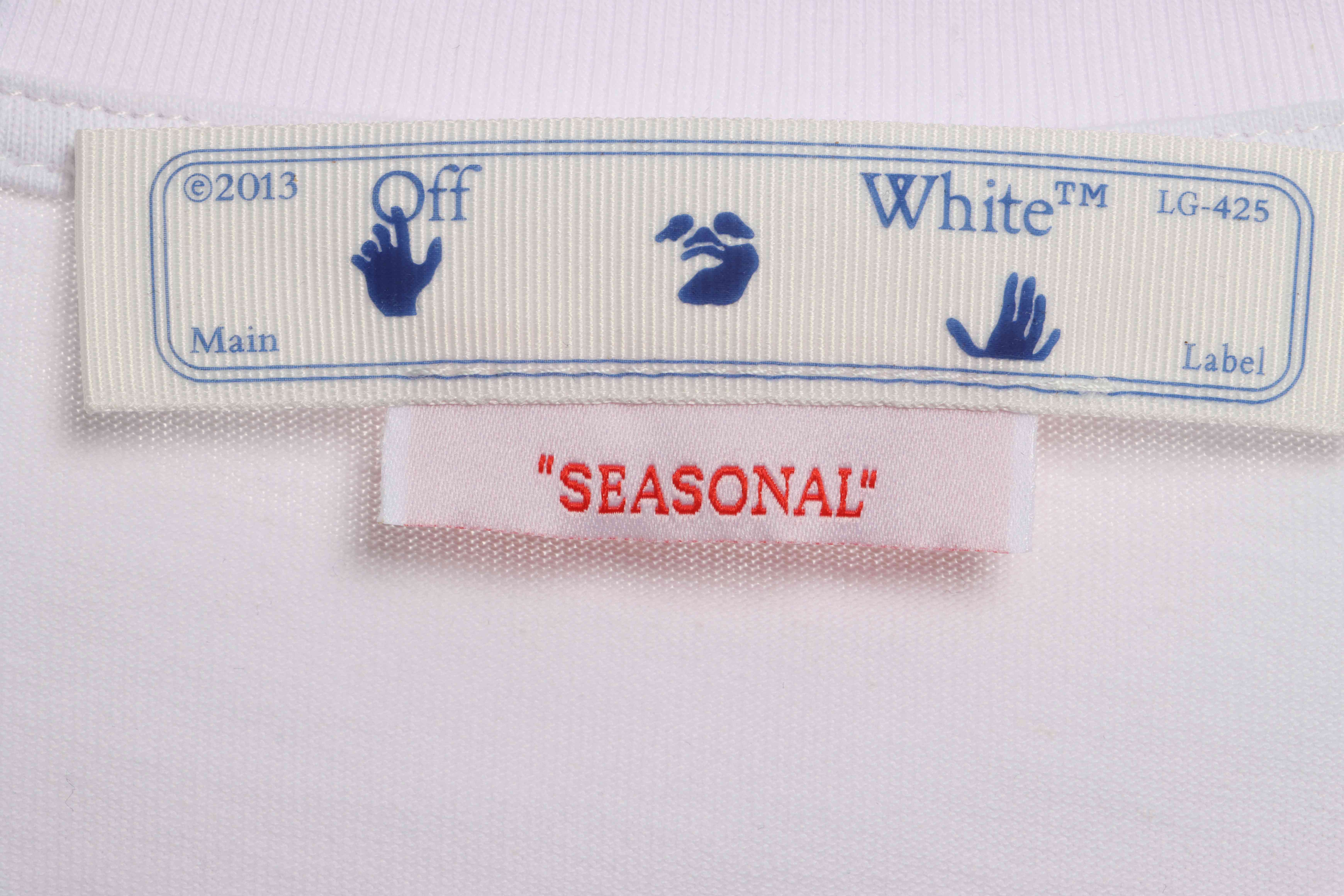 OW Environmentally friendly ink hand-painted colorful graffiti short sleeves white