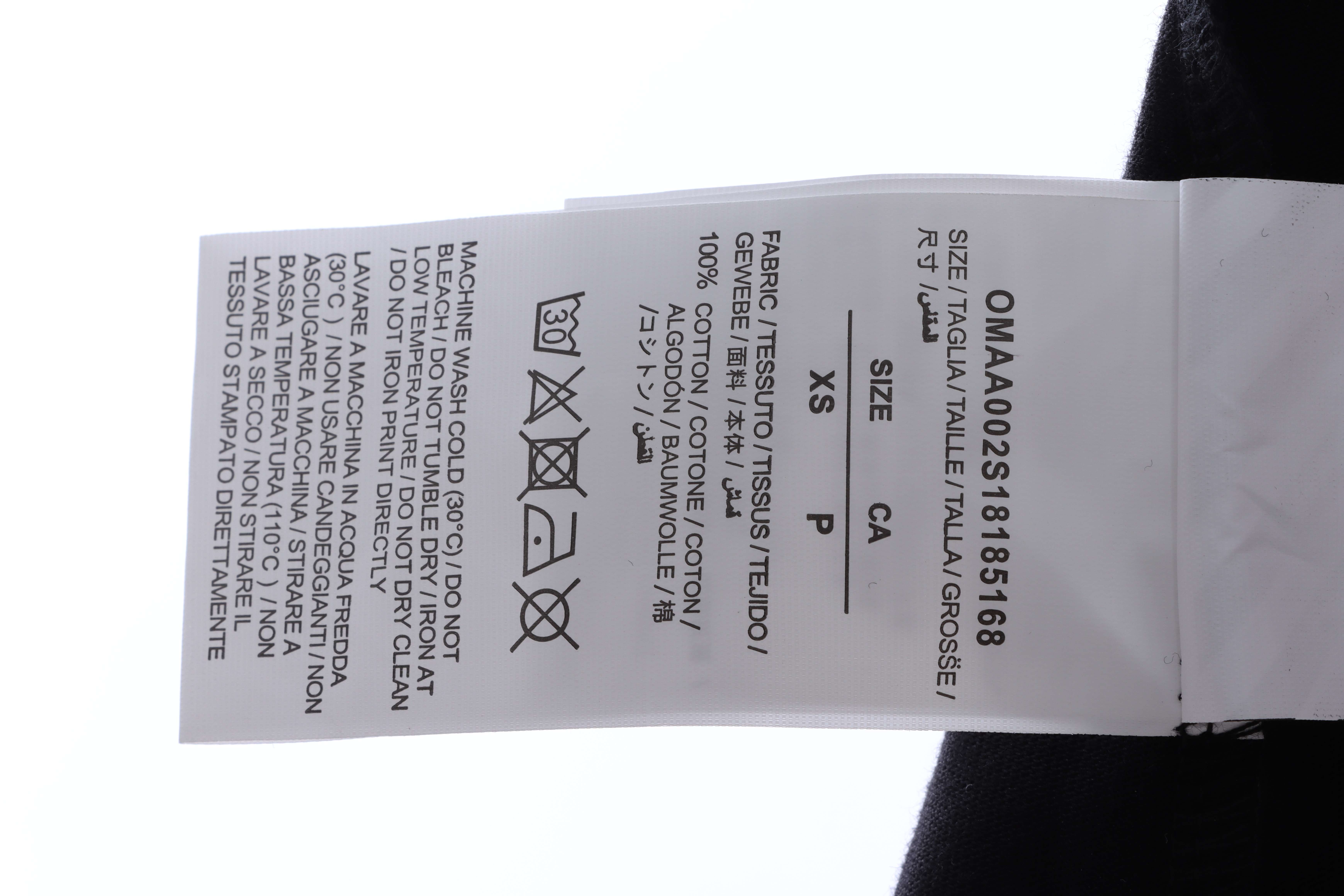 OW Graffiti Pink Arrow Short Sleeve Black