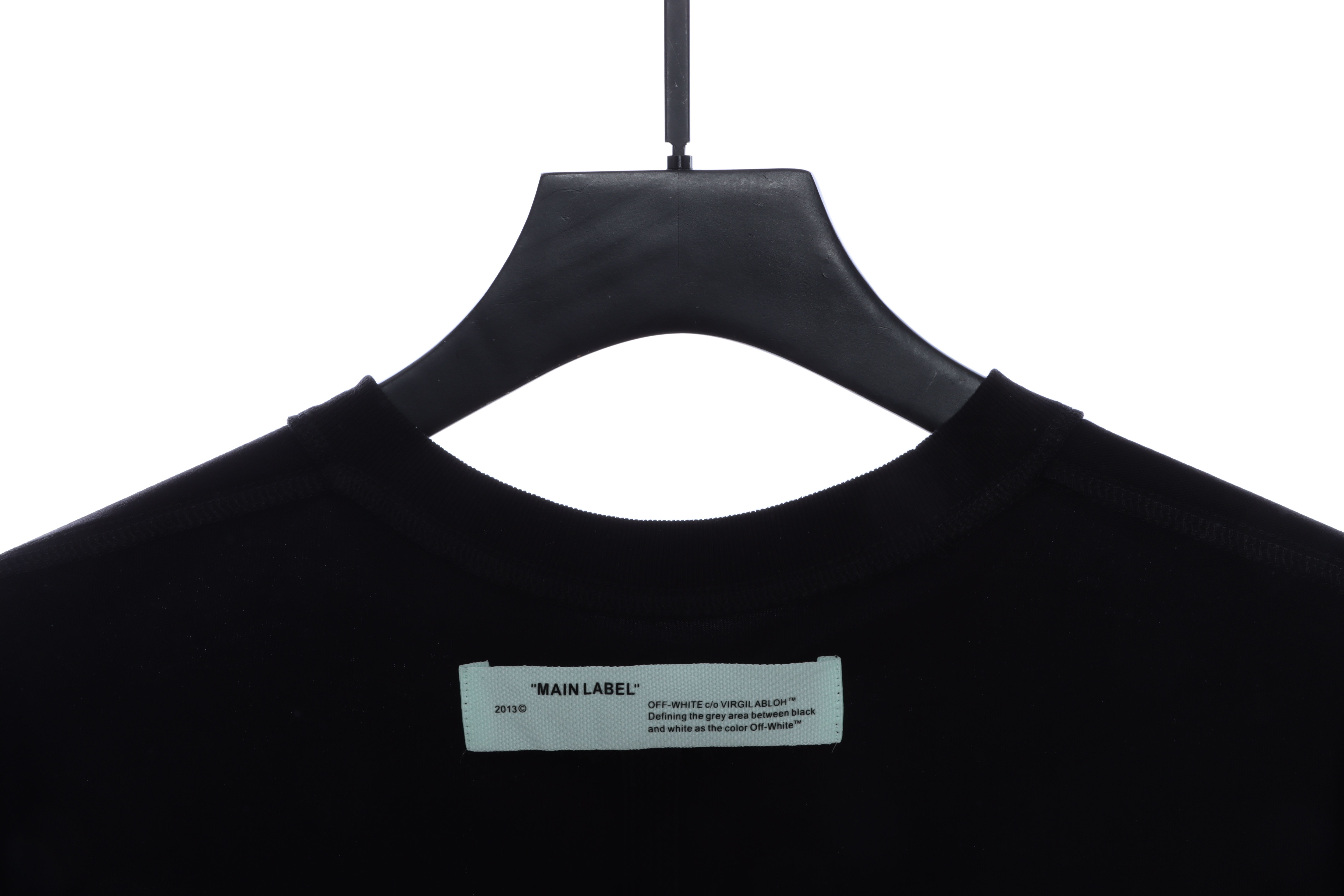 OW Graffiti Pink Arrow Short Sleeve Black