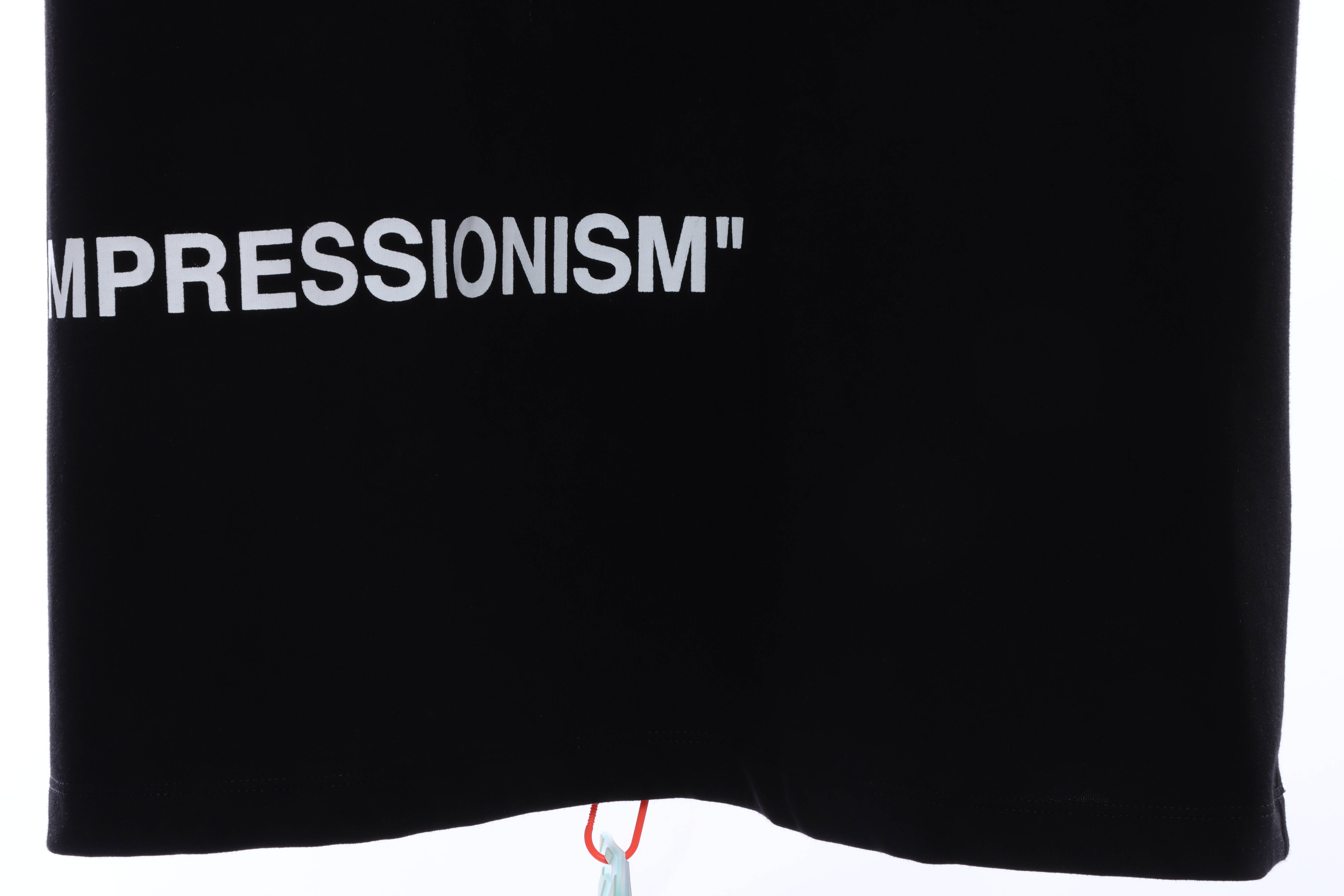 OW Graffiti Pink Arrow Short Sleeve Black