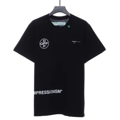 OW Graffiti Pink Arrow Short Sleeve Black 02