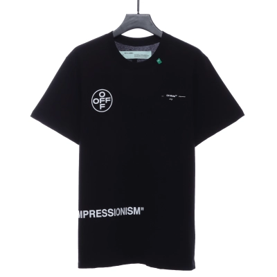 OW Graffiti Pink Arrow Short Sleeve Black 02