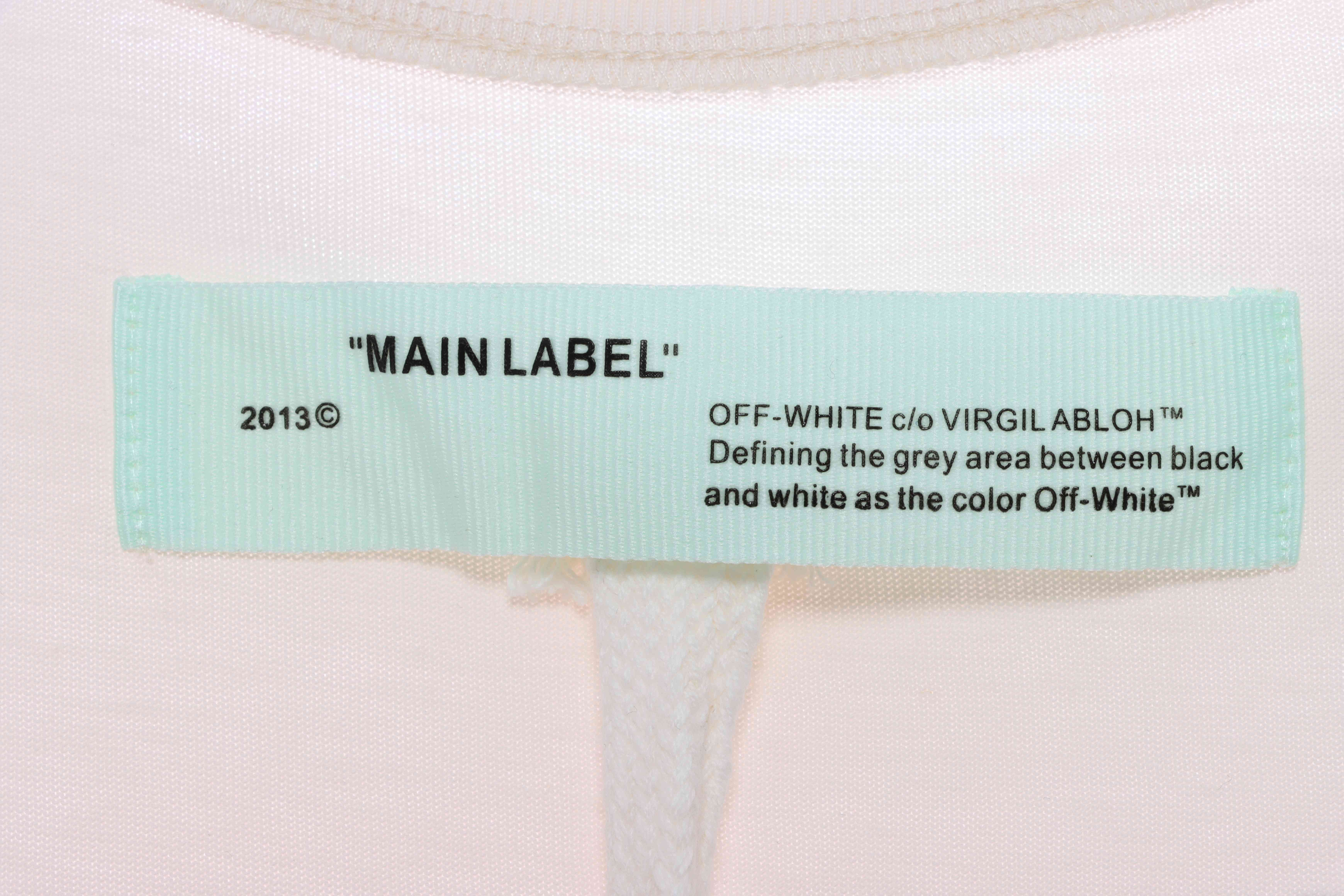 OW Graffiti Pink Arrow Short Sleeve White