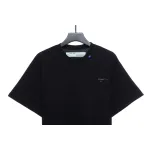 OW Incomplete Arrow Short Sleeve Black