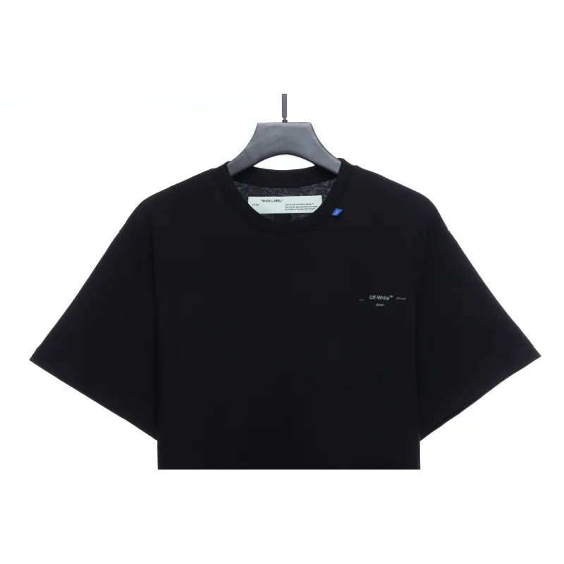 OW Incomplete Arrow Short Sleeve Black