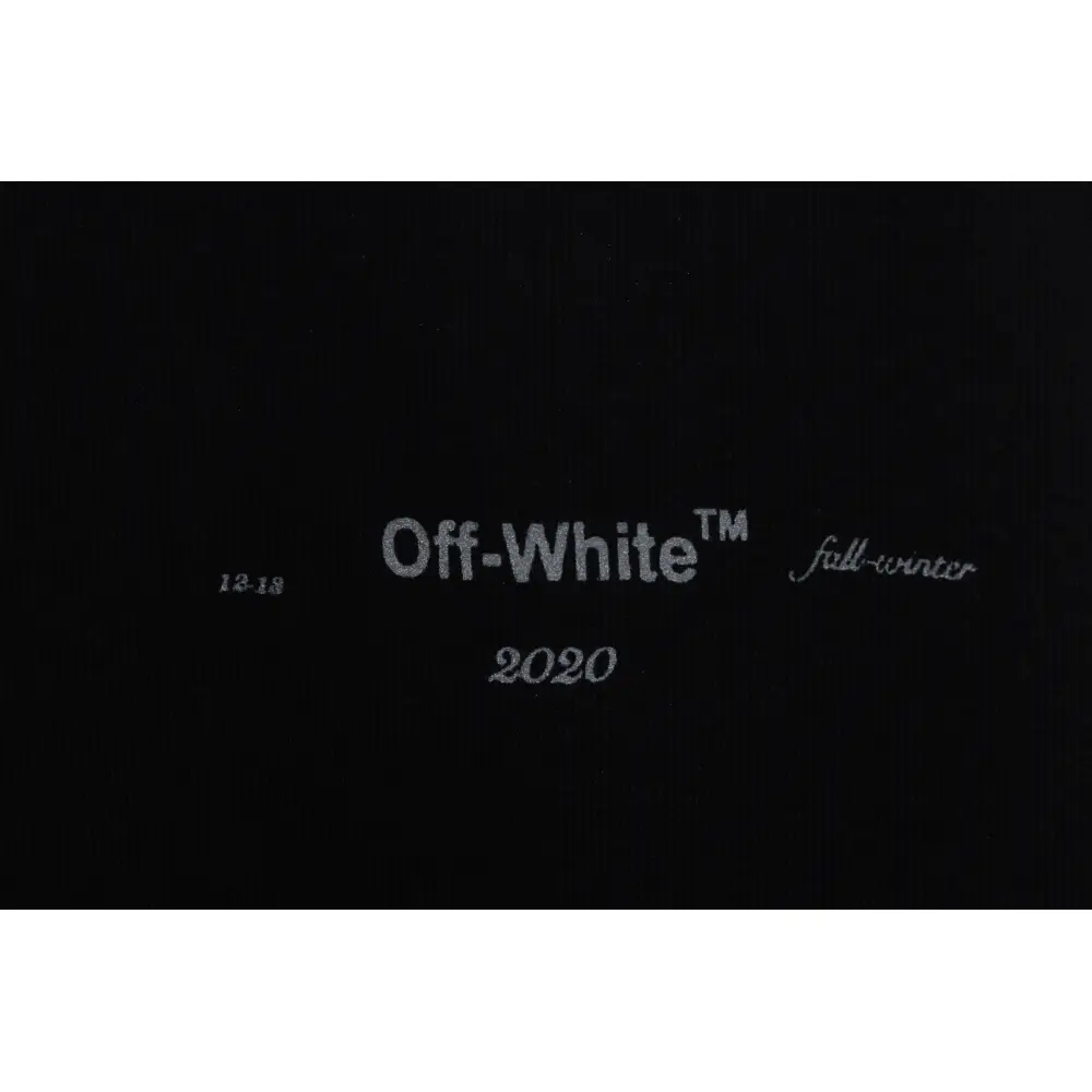 OW Incomplete Arrow Short Sleeve Black