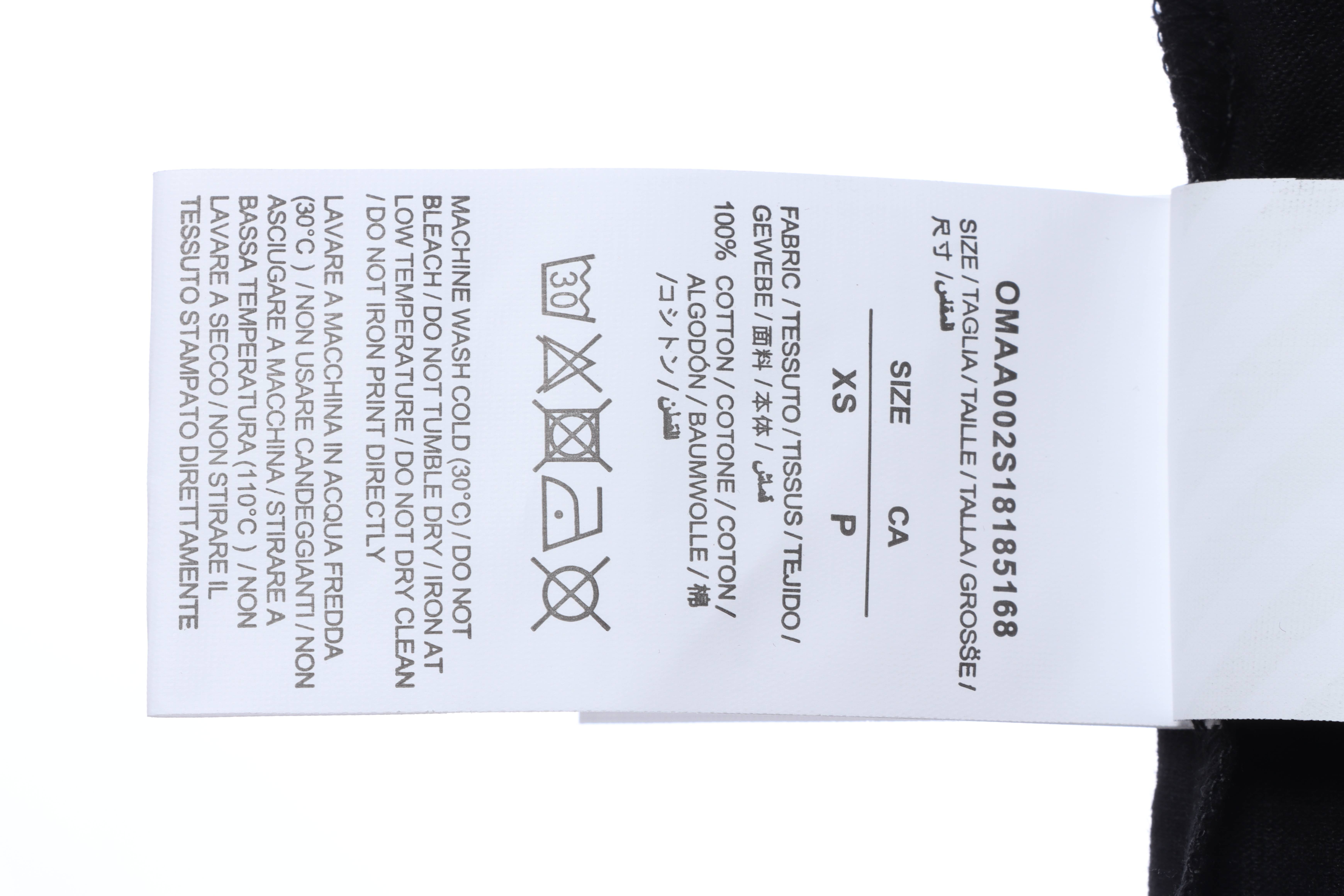 OW Incomplete Arrow Short Sleeve Black