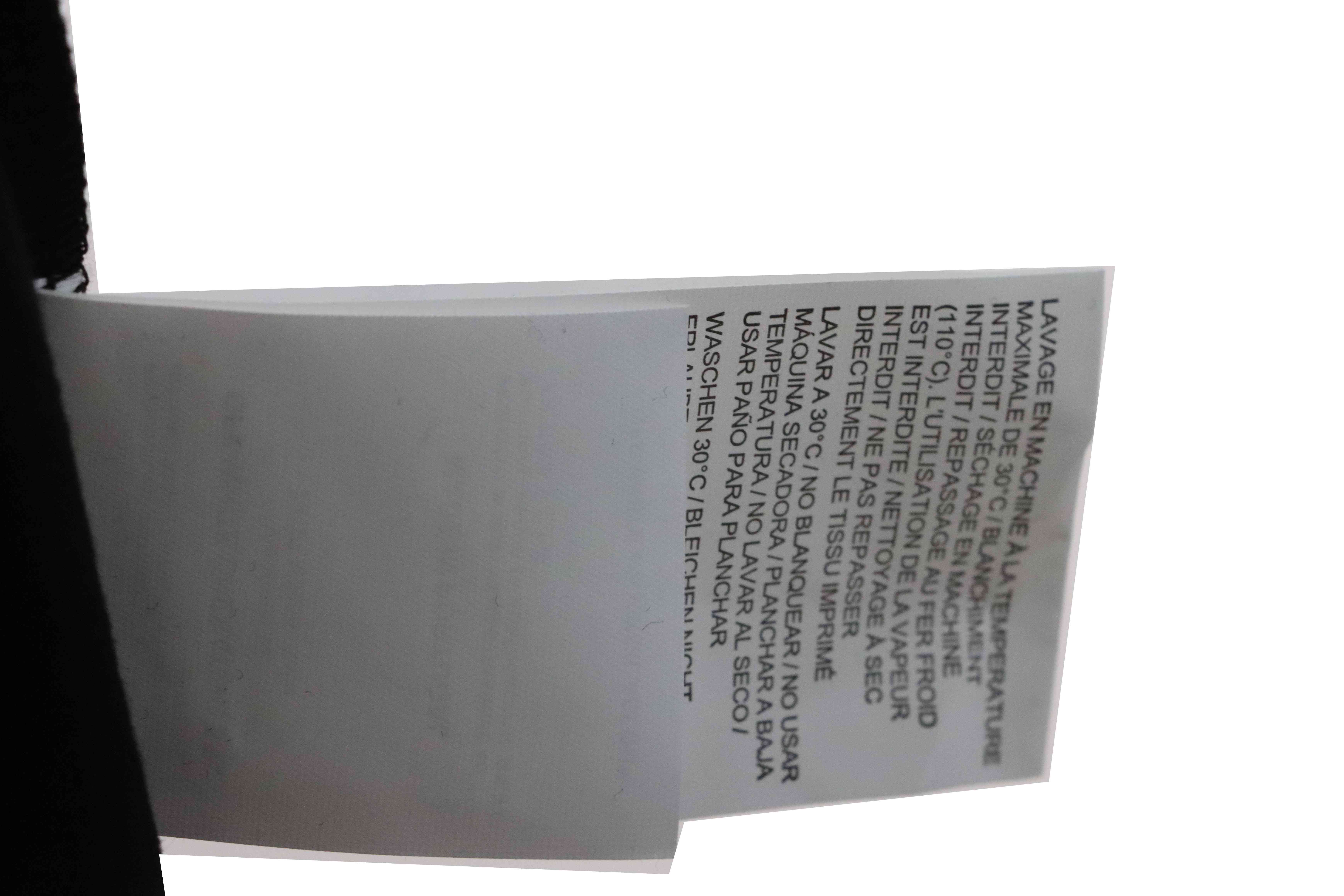 OW Incomplete Lines Arrow Printed Short Sleeve Black