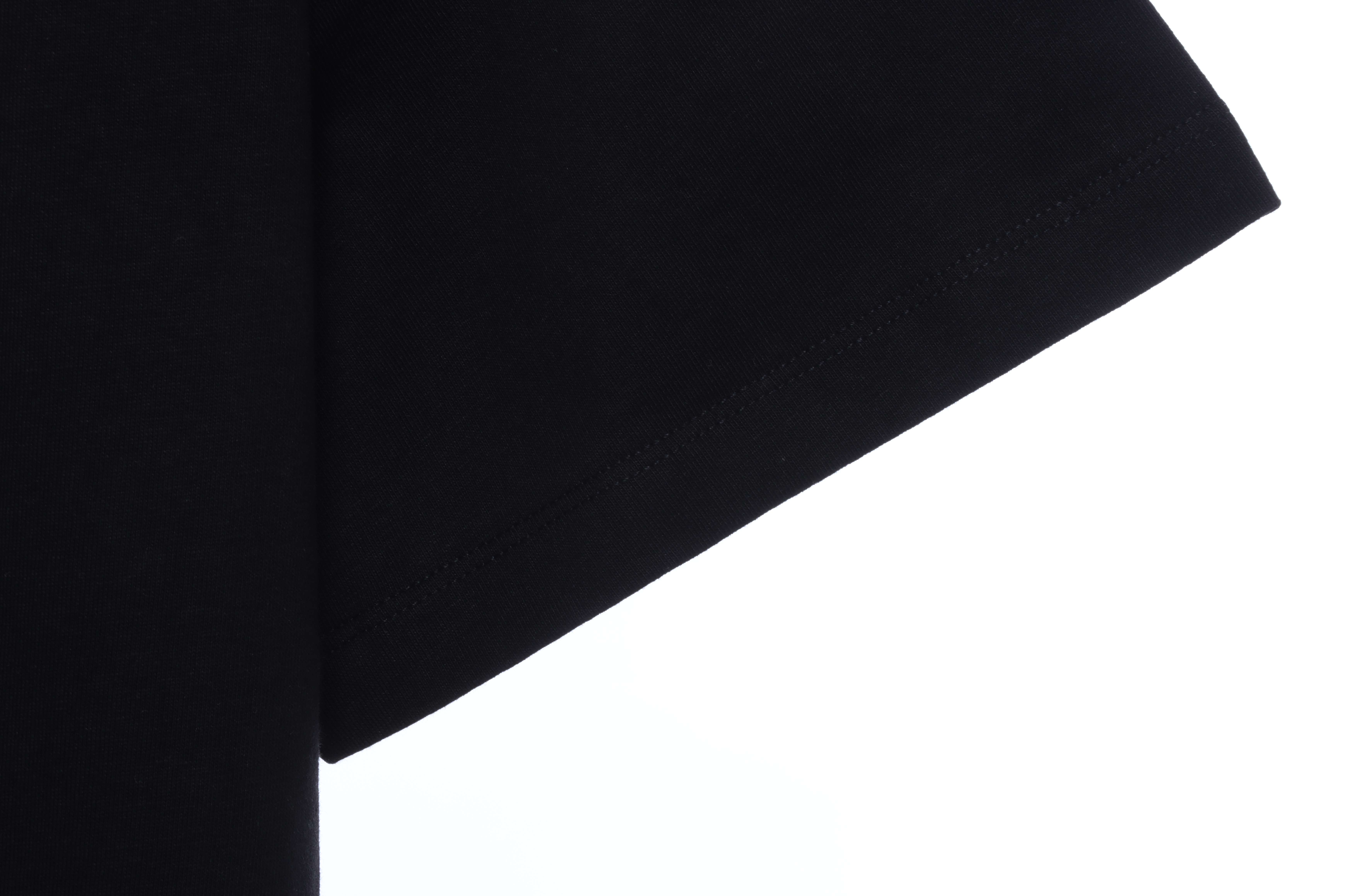 OW Melting Arrow Printed Short Sleeve Black and Gray