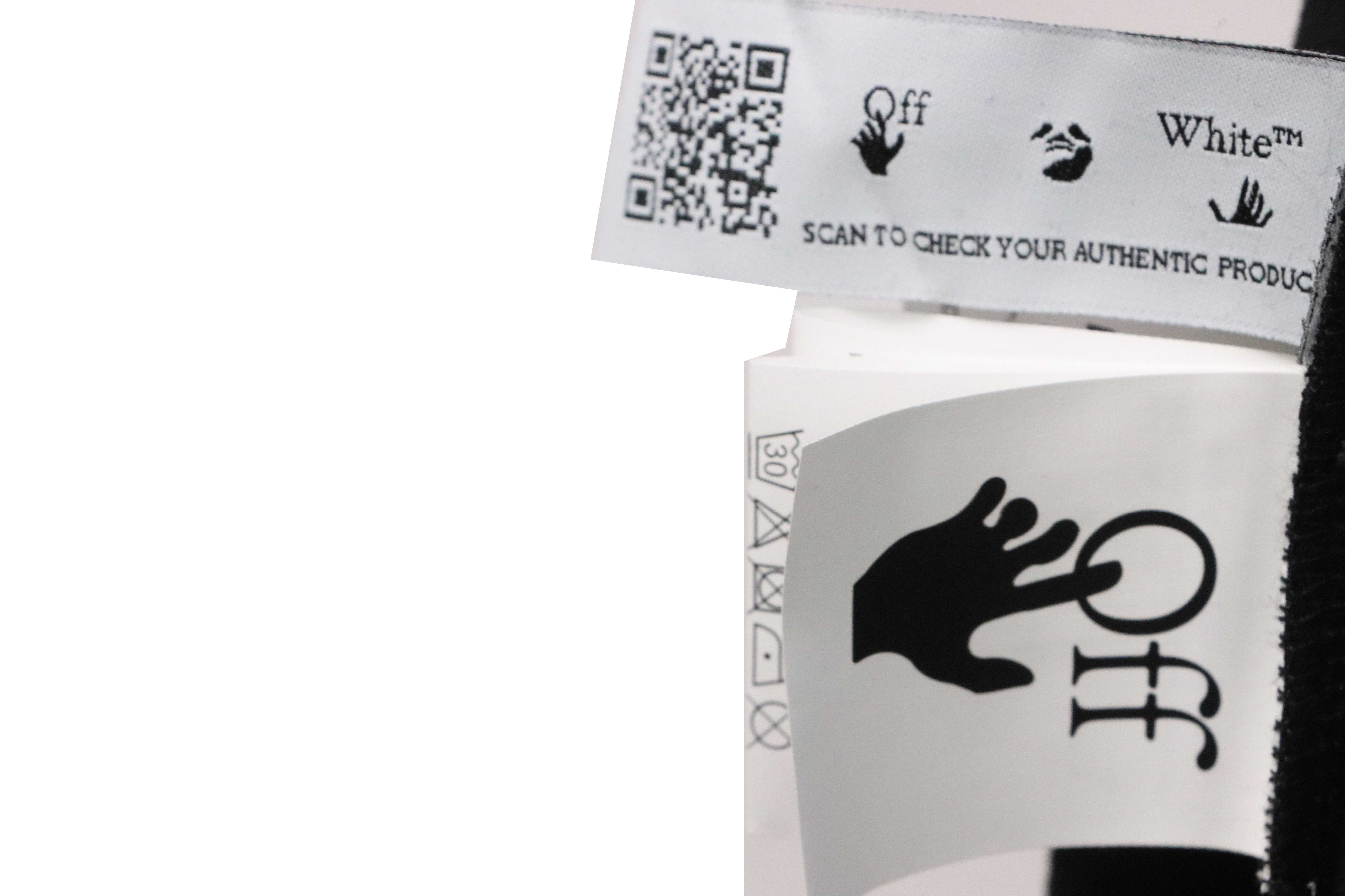 OW Melting Arrow Printed Short Sleeve Black Blue