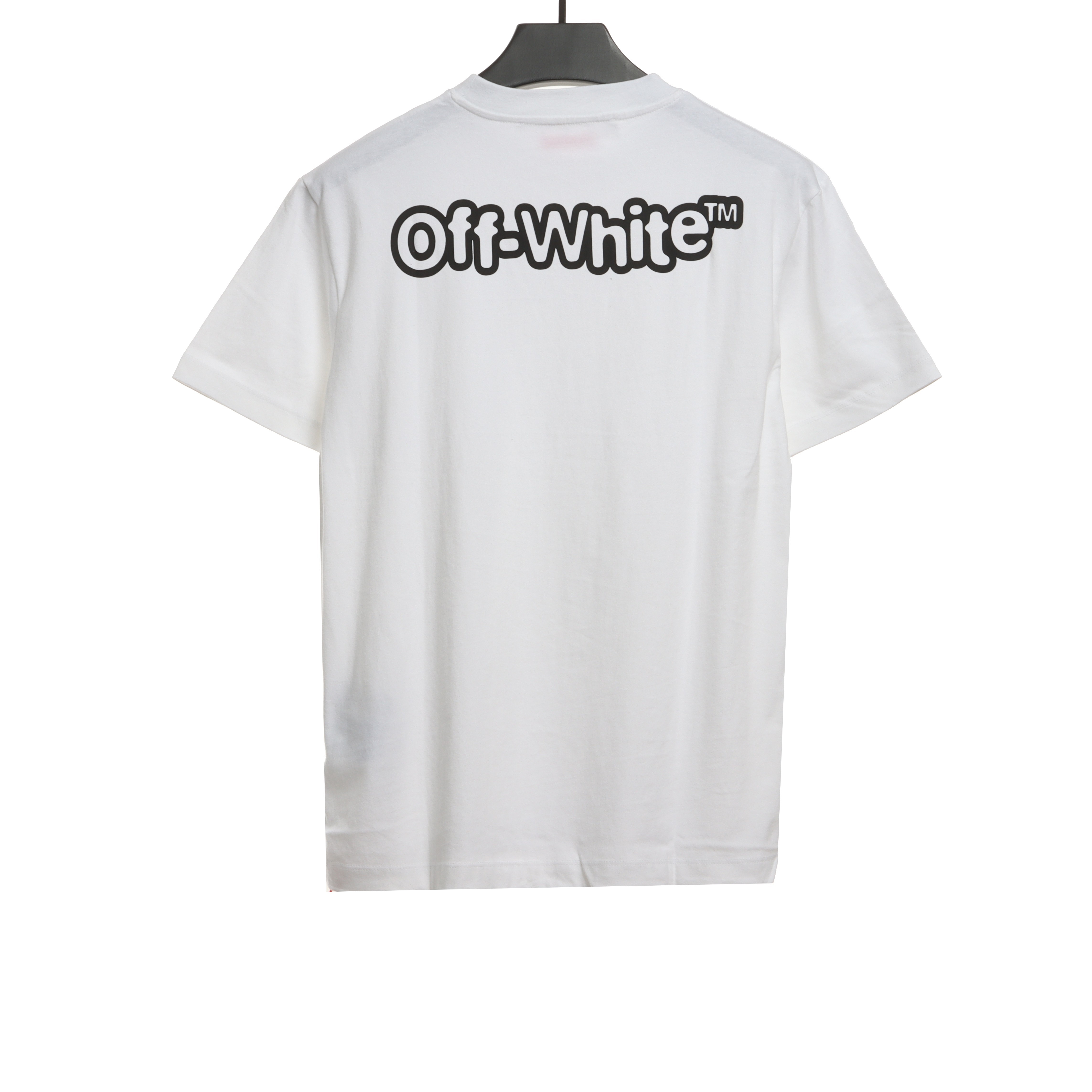OW micro logo short sleeve white