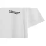 OW micro logo short sleeve white