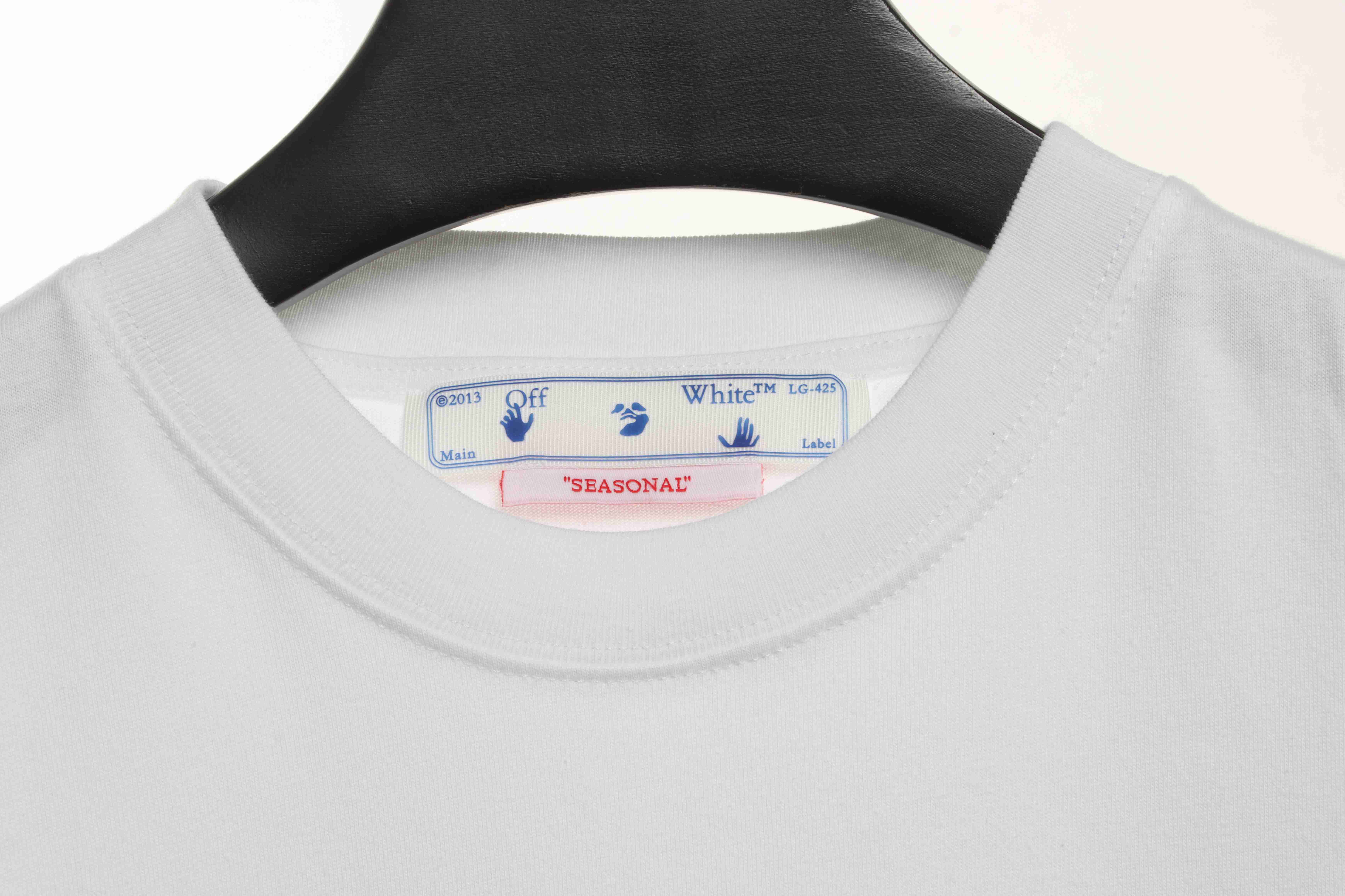 OW micro logo short sleeve white