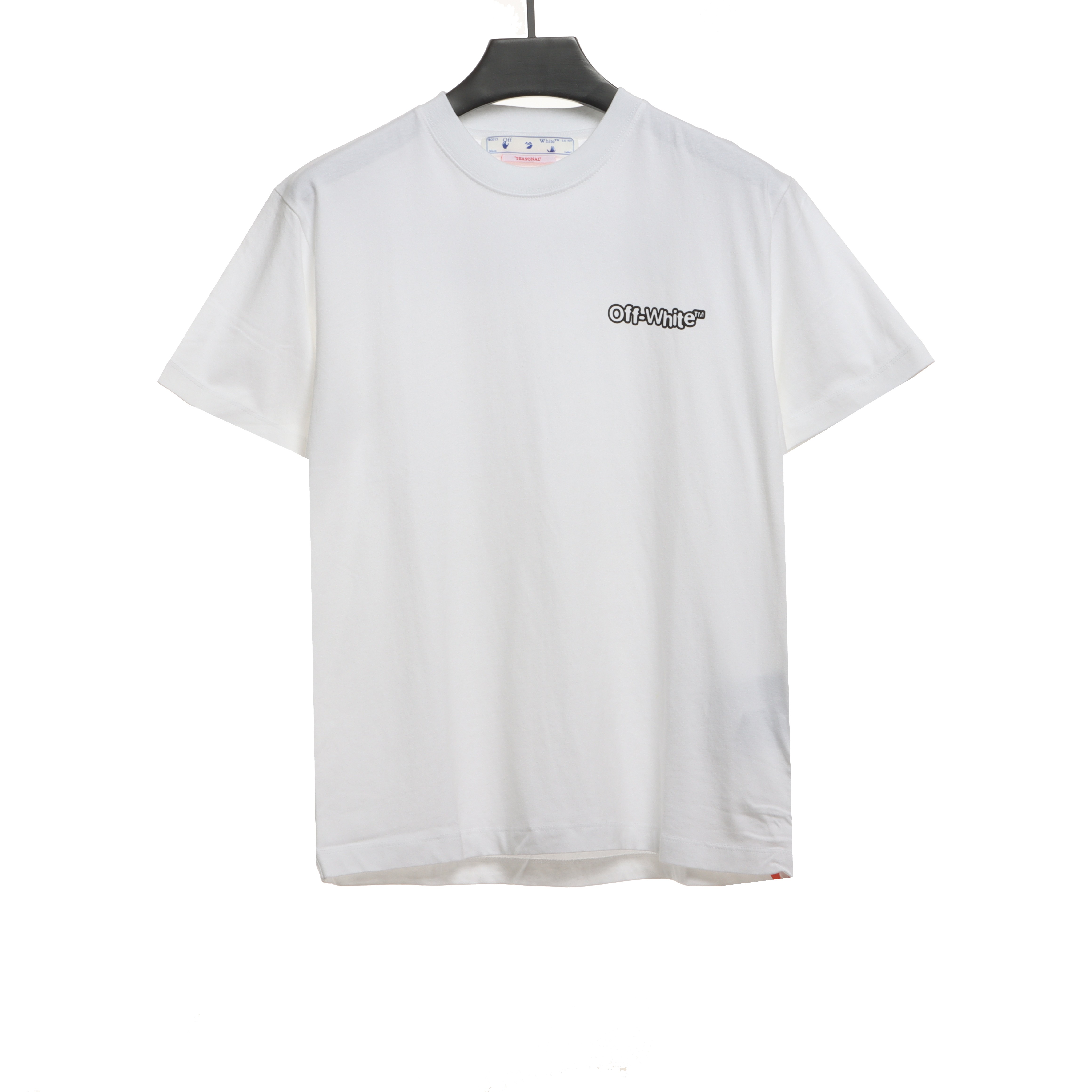 OW micro logo short sleeve white