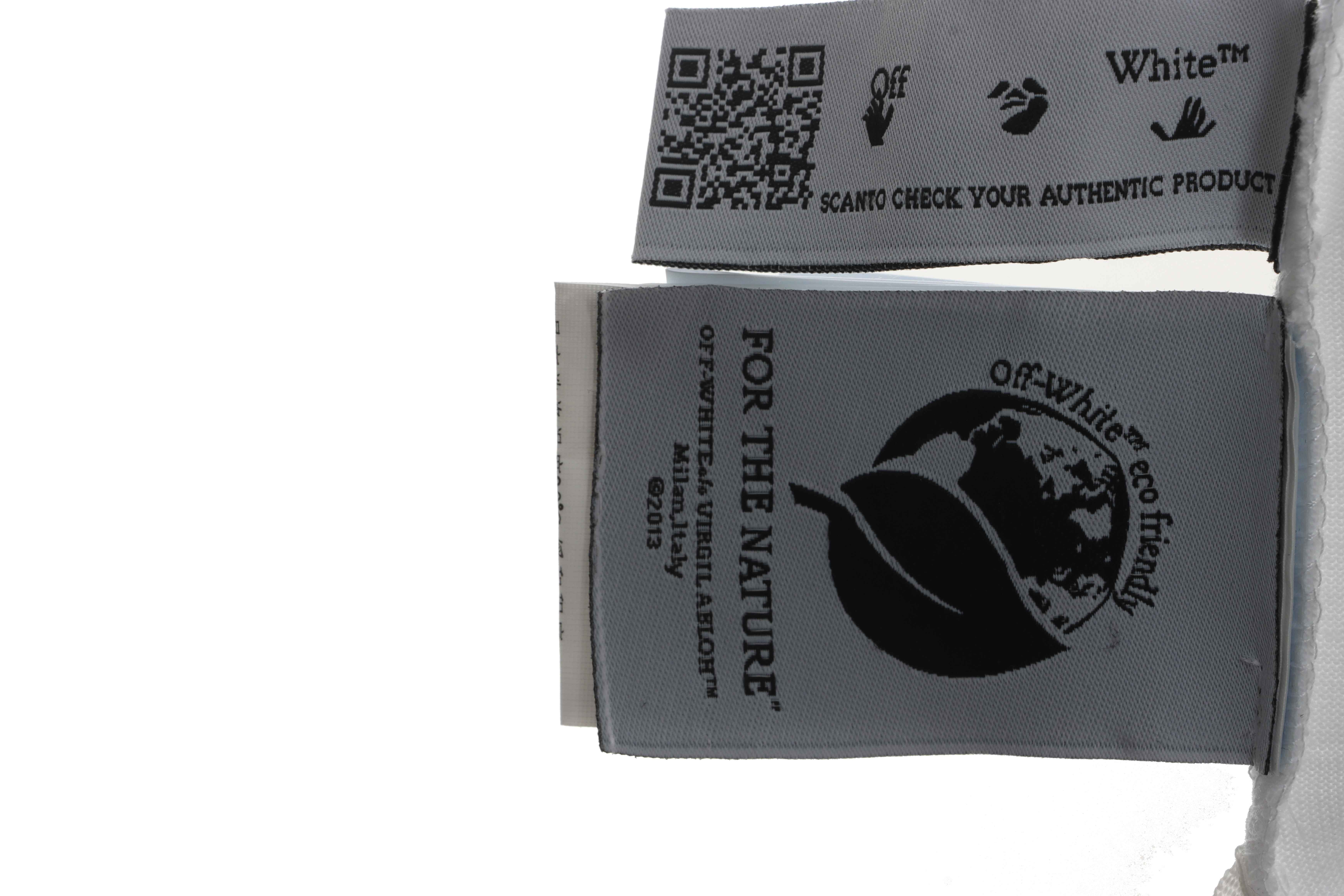 OW micro logo short sleeve white