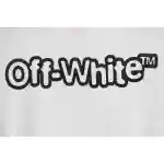 OW micro logo short sleeve white