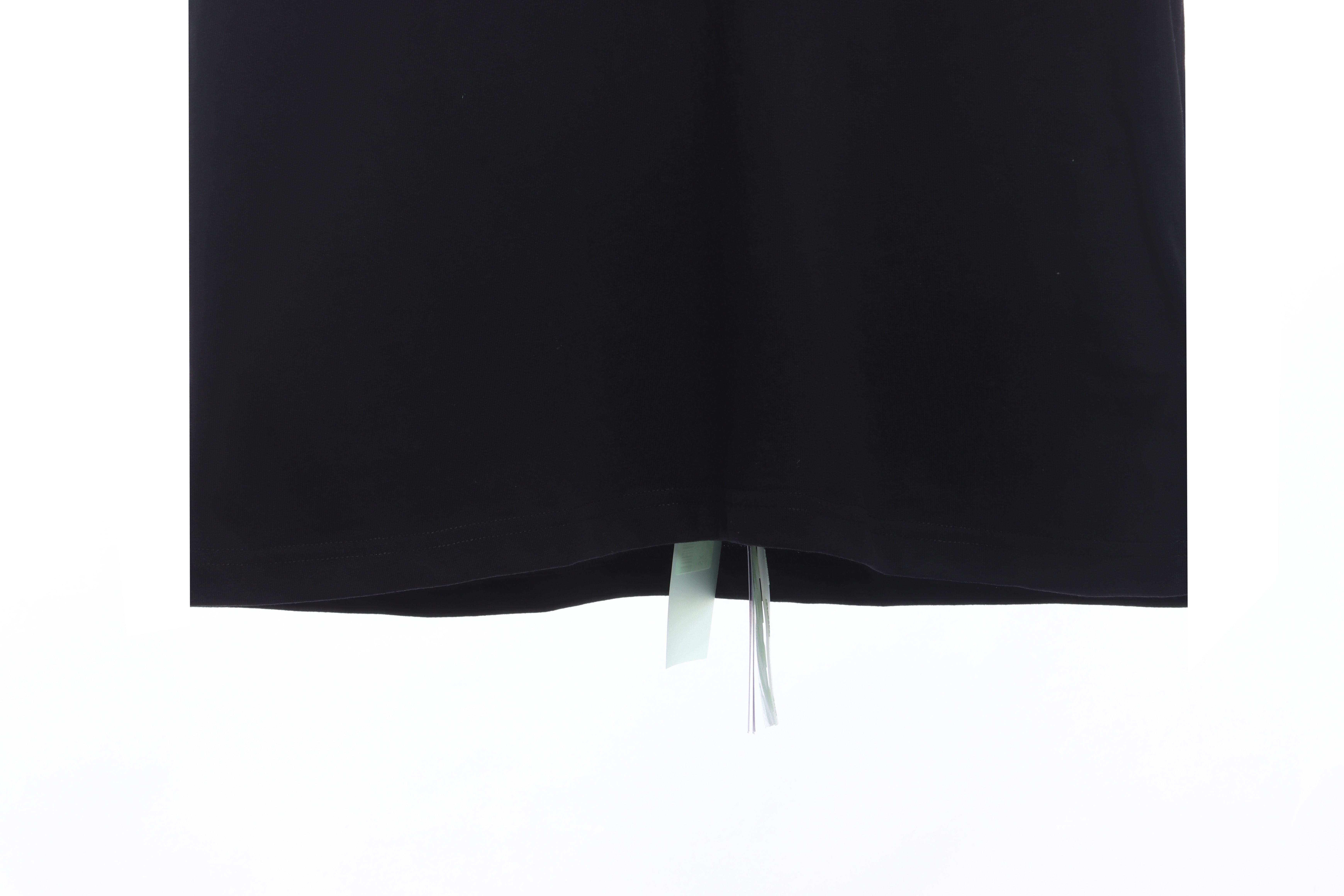 OW oil painting print short sleeve black