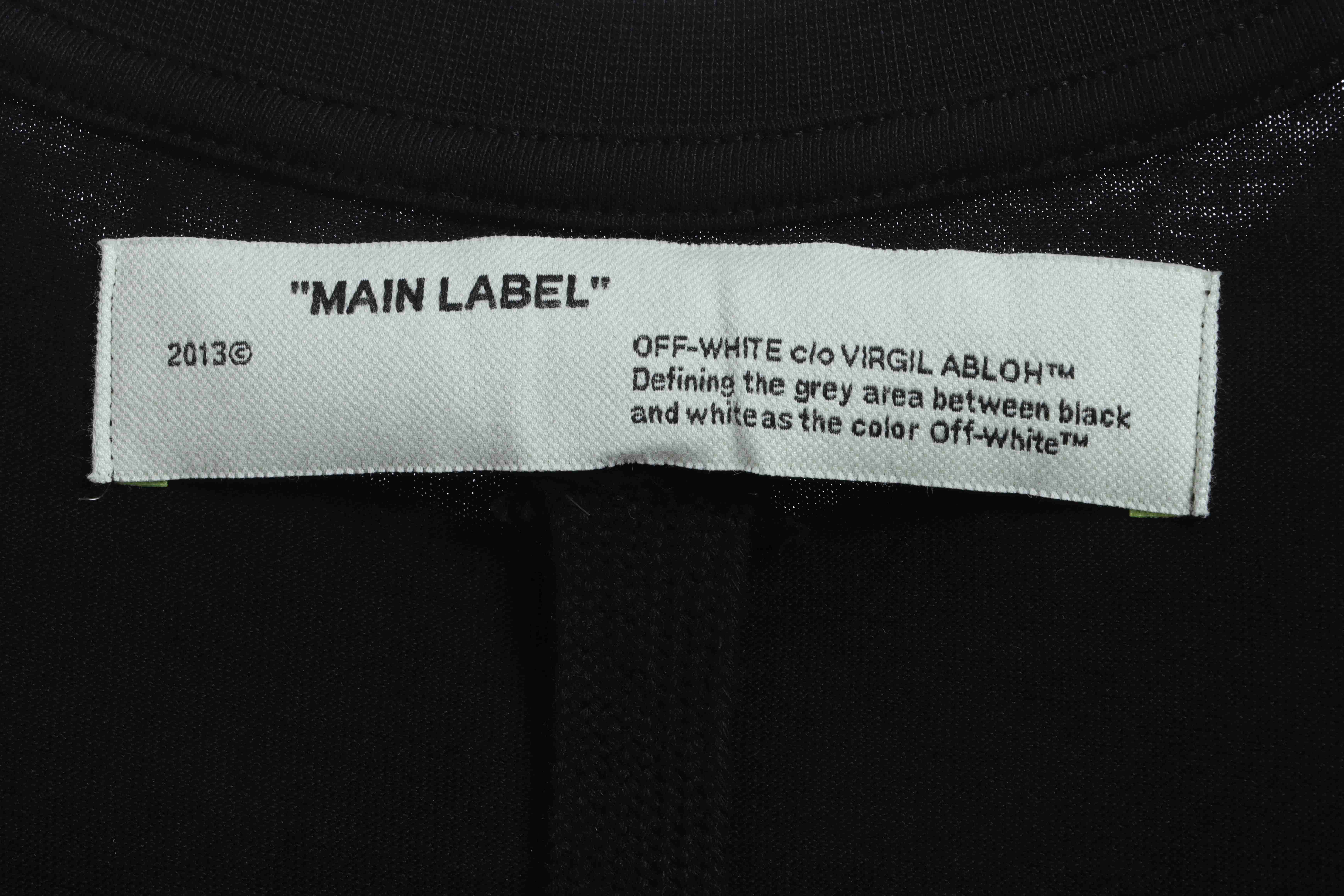 OW oil painting print short sleeve black