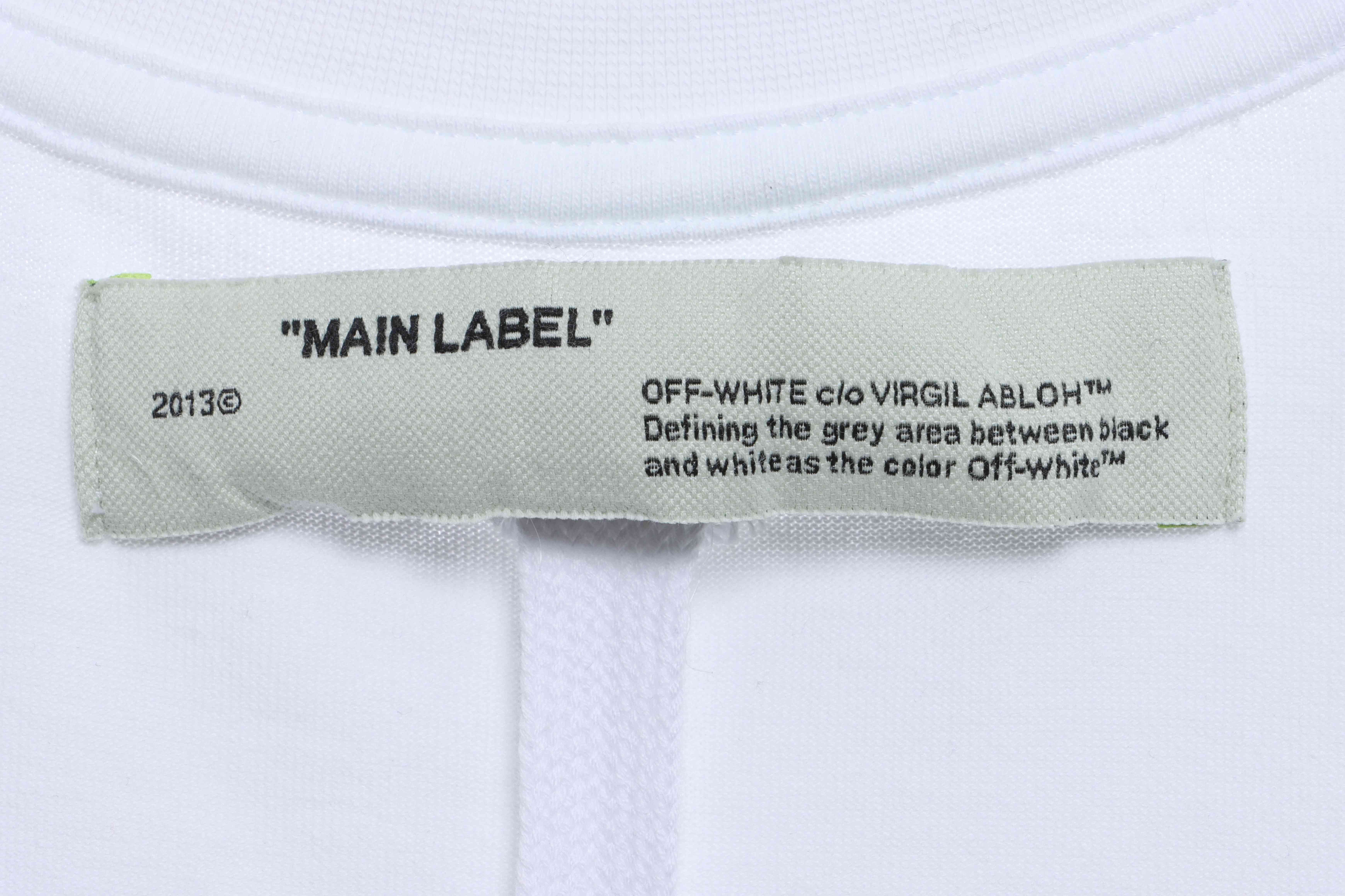 OW oil painting print short sleeve White