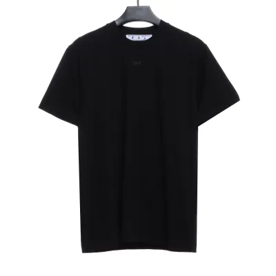OW Overlapping Arrows Print Short Sleeve Black 02