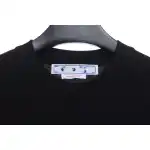OW Overlapping Zebra Crossing Arrow Printed Short Sleeves