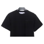 OW Overlapping Zebra Crossing Arrow Printed Short Sleeves