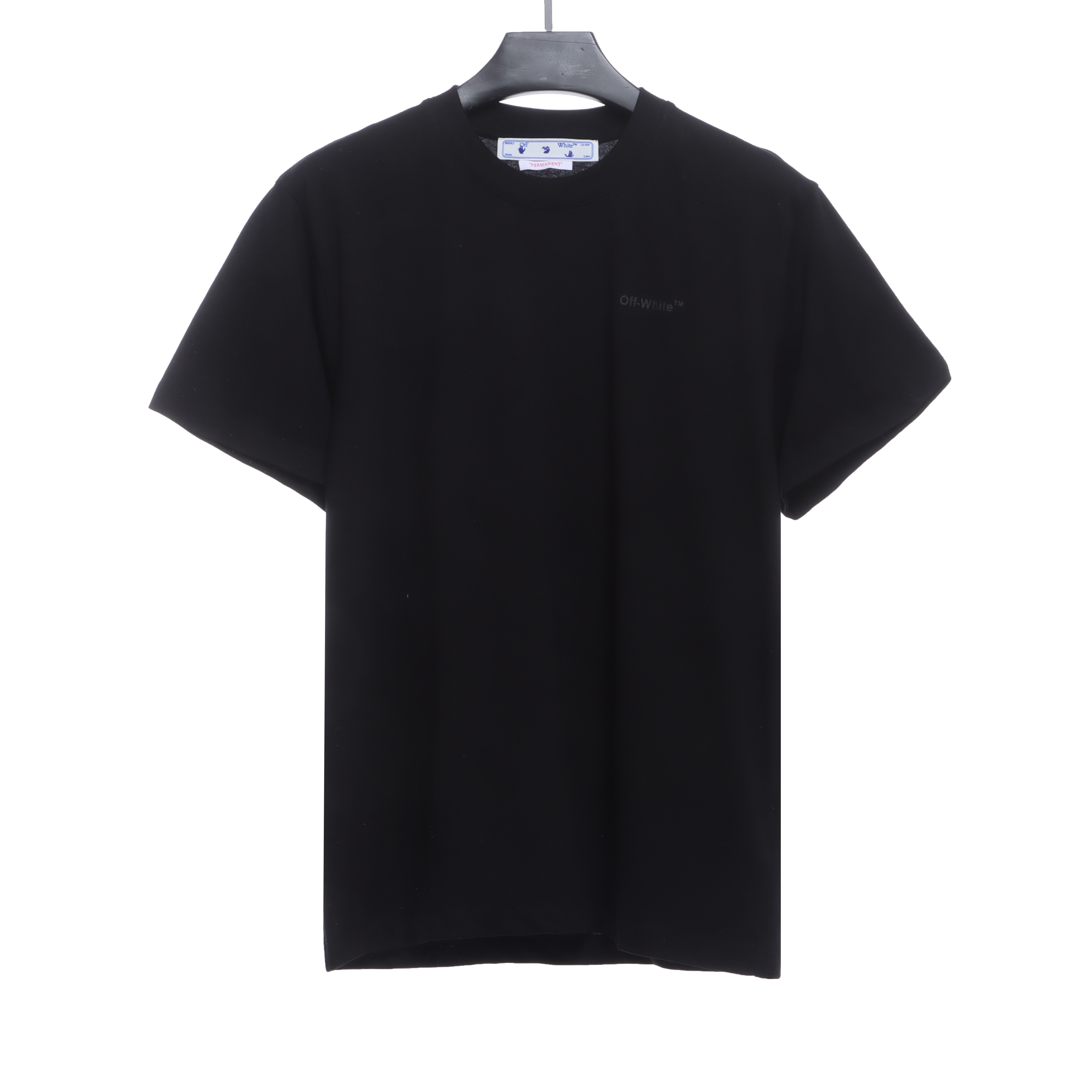 OW Overlapping Zebra Crossing Arrow Printed Short Sleeves