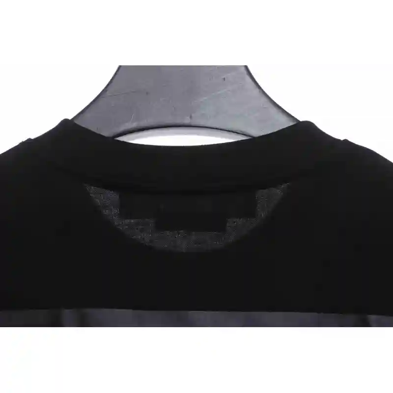 OW Overlapping Zebra Crossing Arrow Printed Short Sleeves