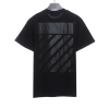 OW Overlapping Zebra Crossing Arrow Printed Short Sleeves