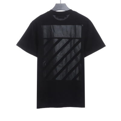OW Overlapping Zebra Crossing Arrow Printed Short Sleeves 01