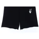 OW purple twill shorts