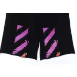 OW purple twill shorts