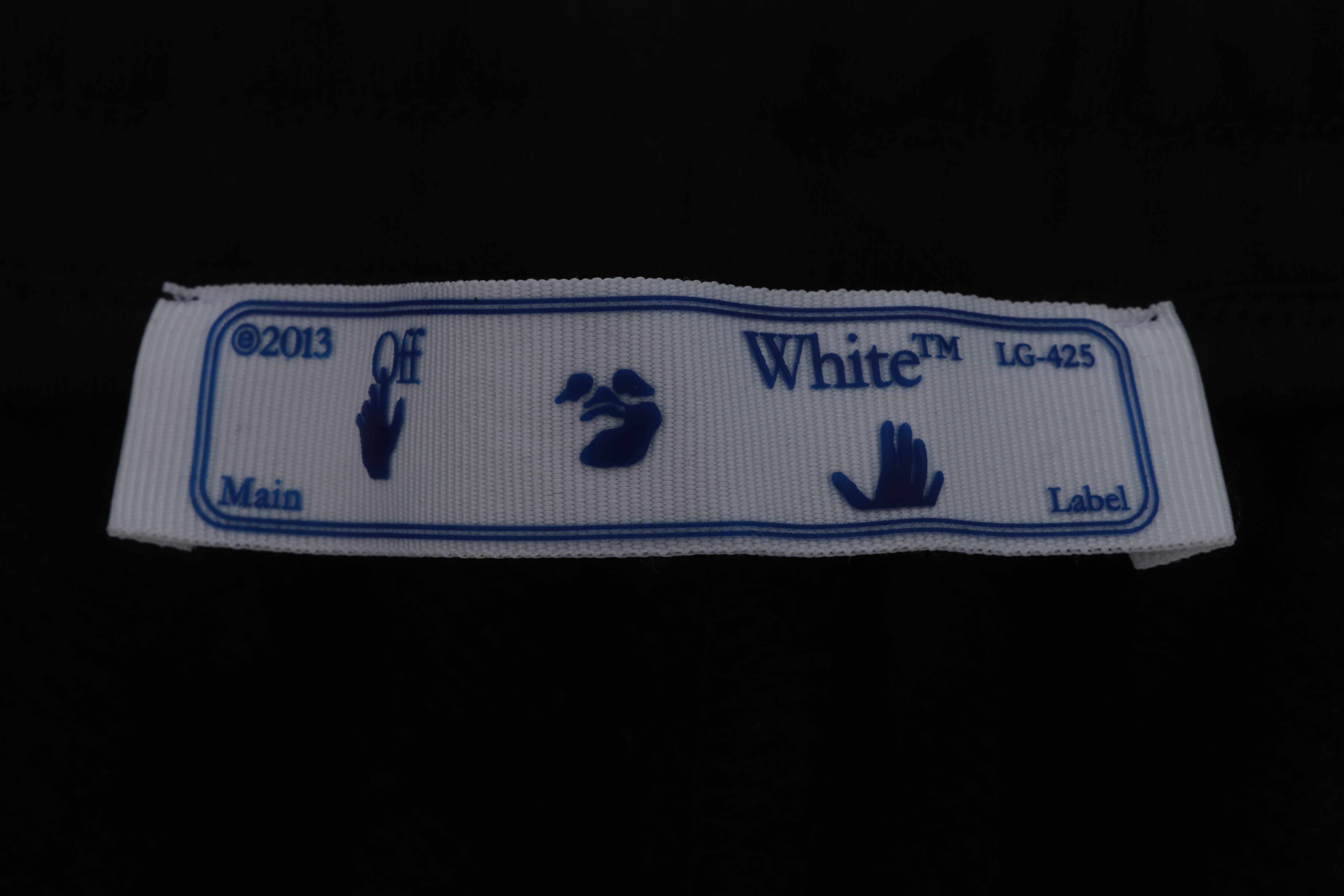 OW purple twill shorts