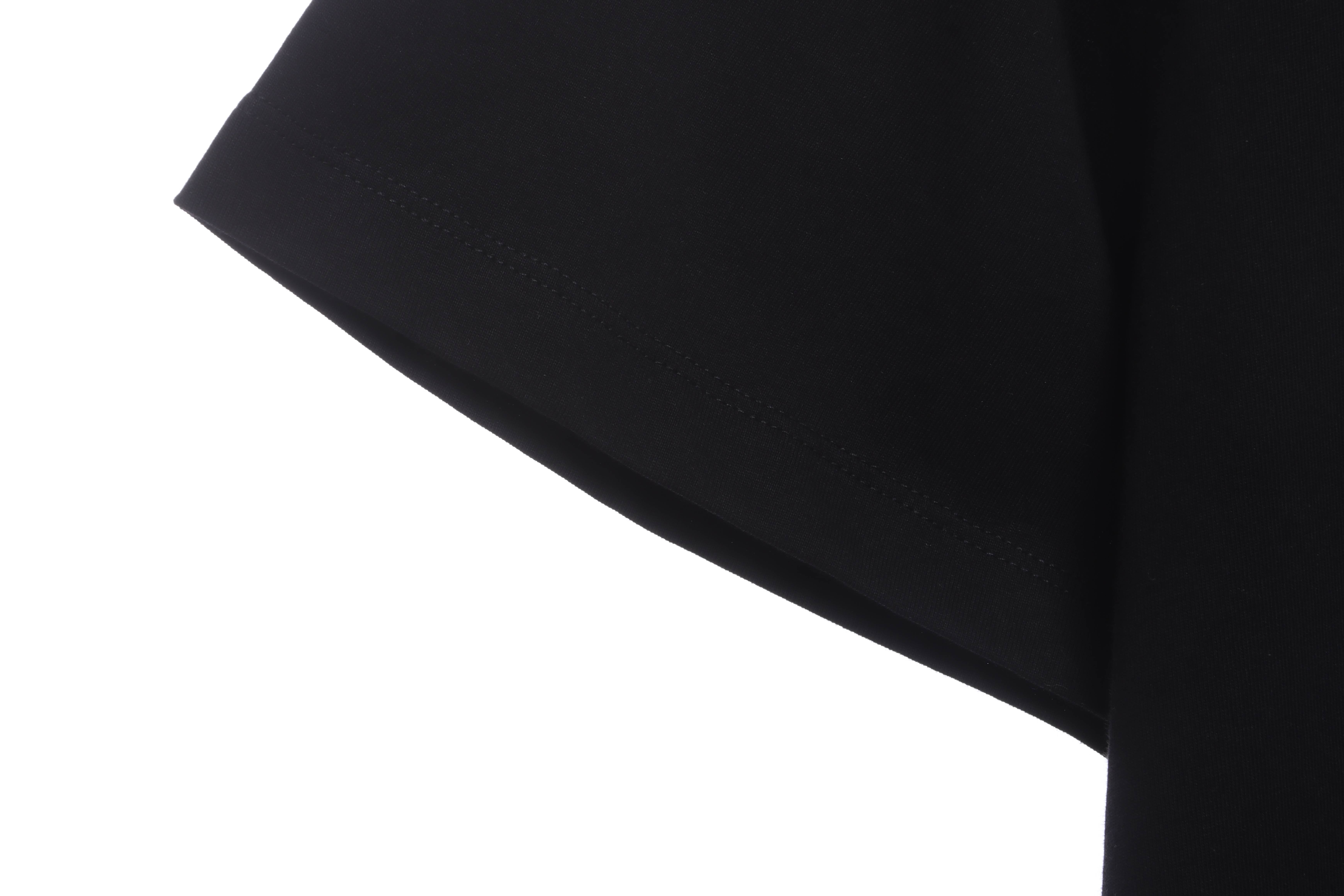 OW red and gray dissolving gradient short sleeves