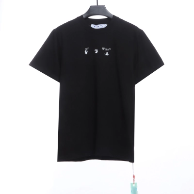 OW red and gray dissolving gradient short sleeves 02