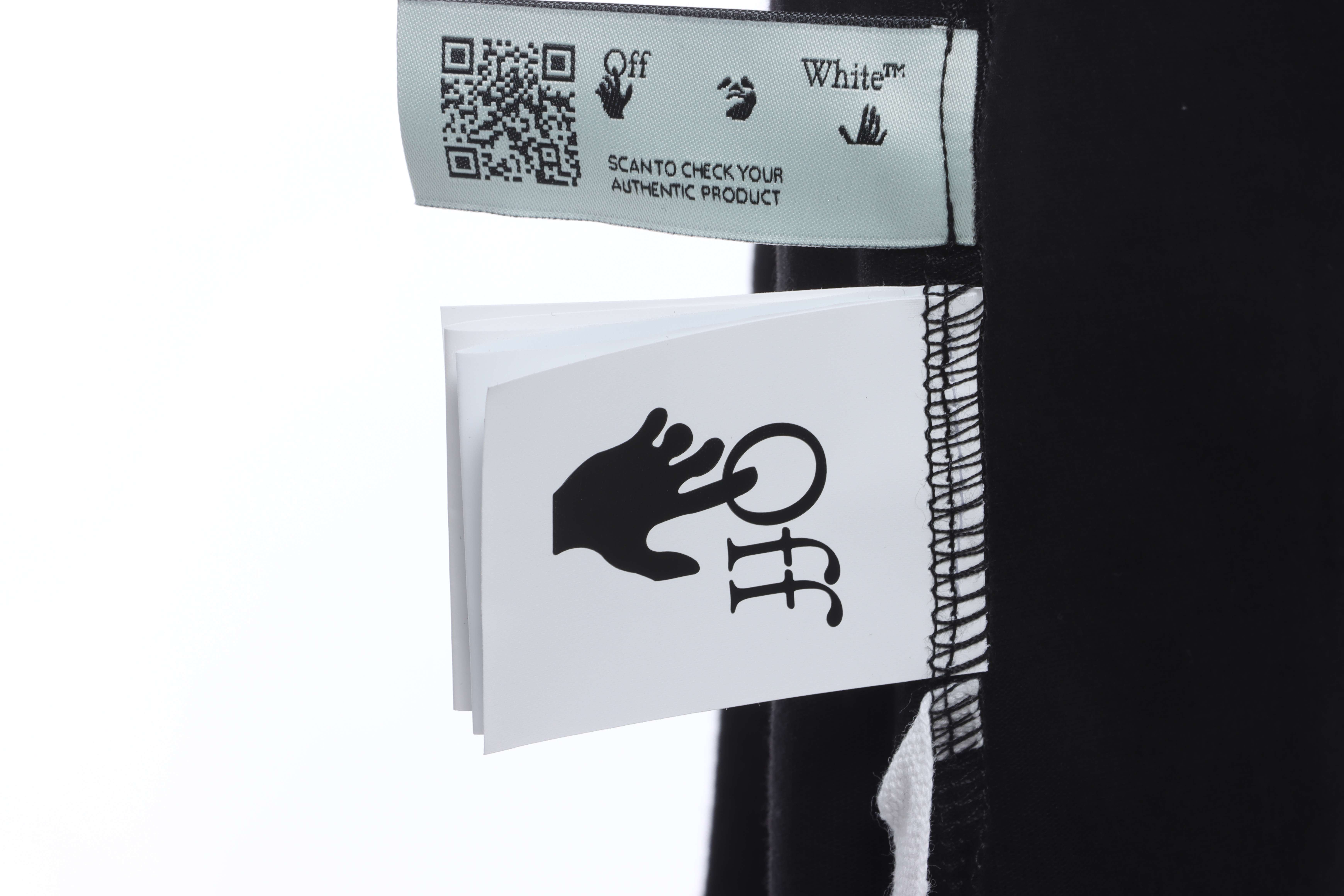 OW red and gray dissolving gradient short sleeves