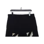 OW rubber stripe print shorts