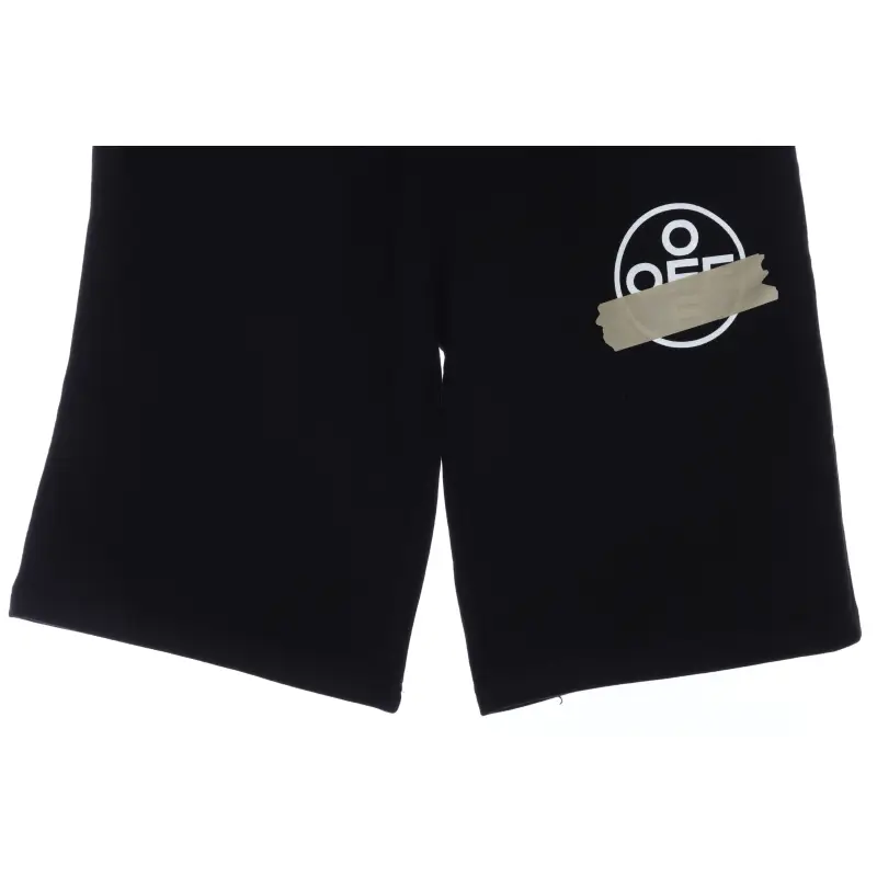 OW rubber stripe print shorts