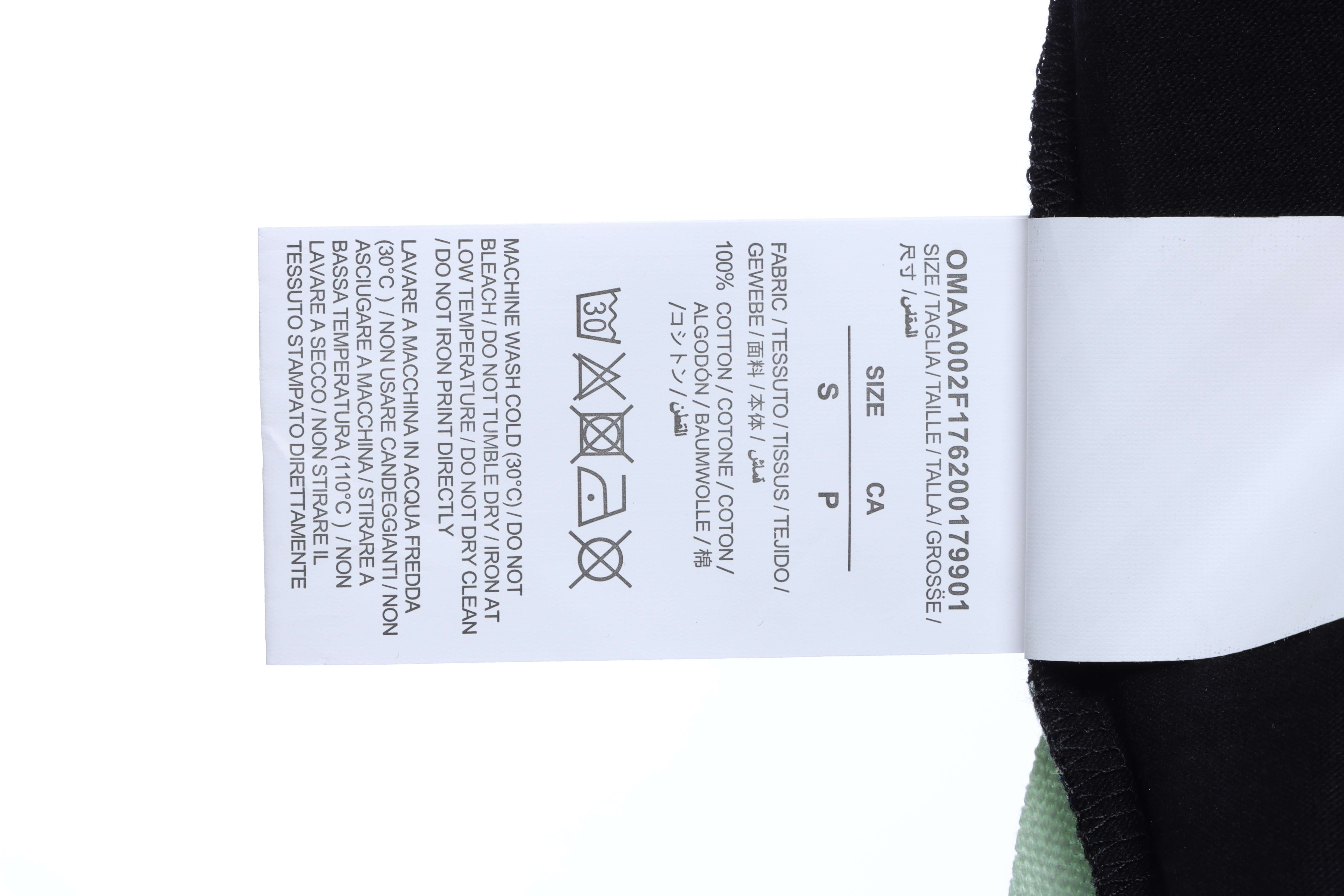 OW Starry Sky Fireworks Ink Arrow Short Sleeve Black