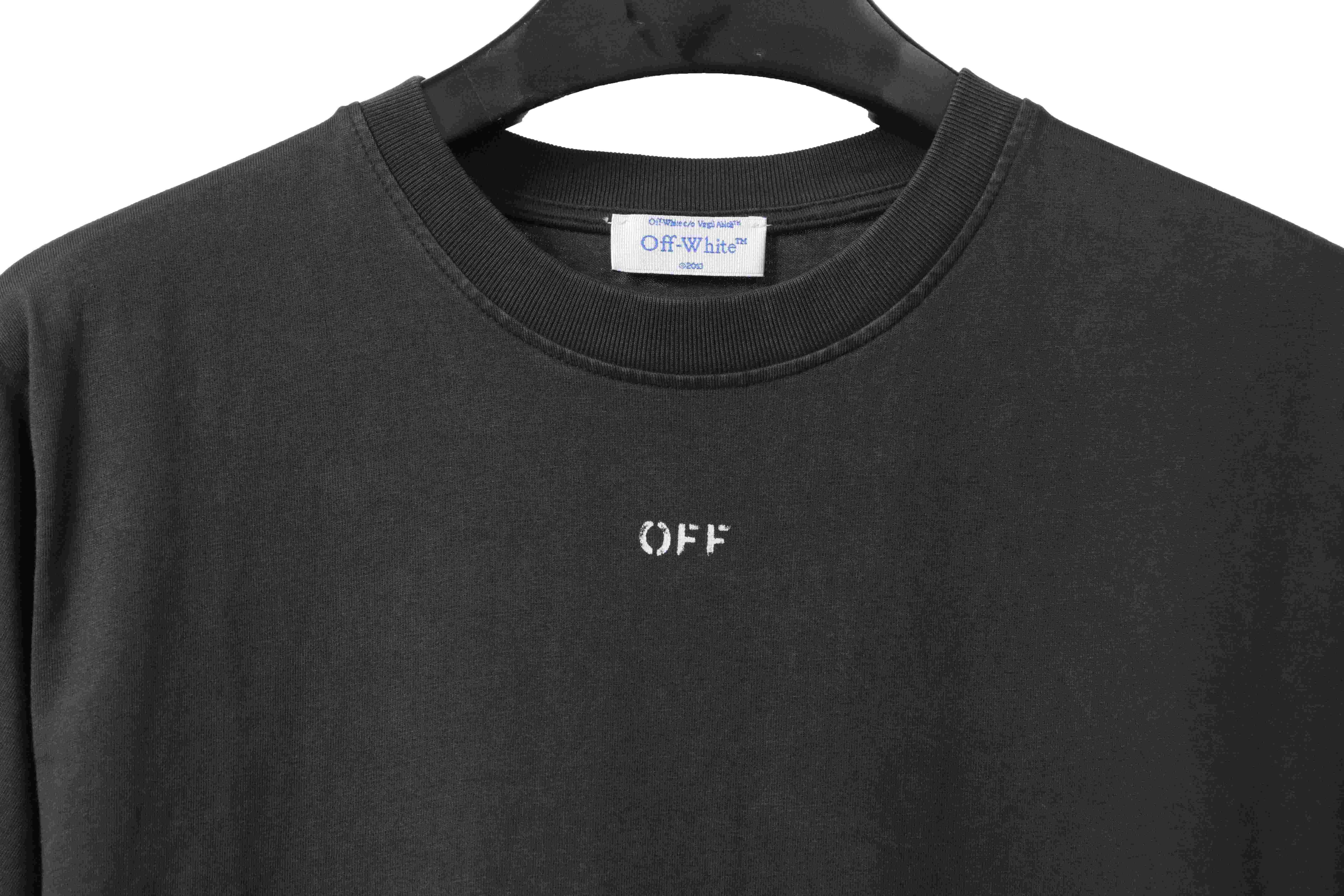 OW washed back color religious short sleeves