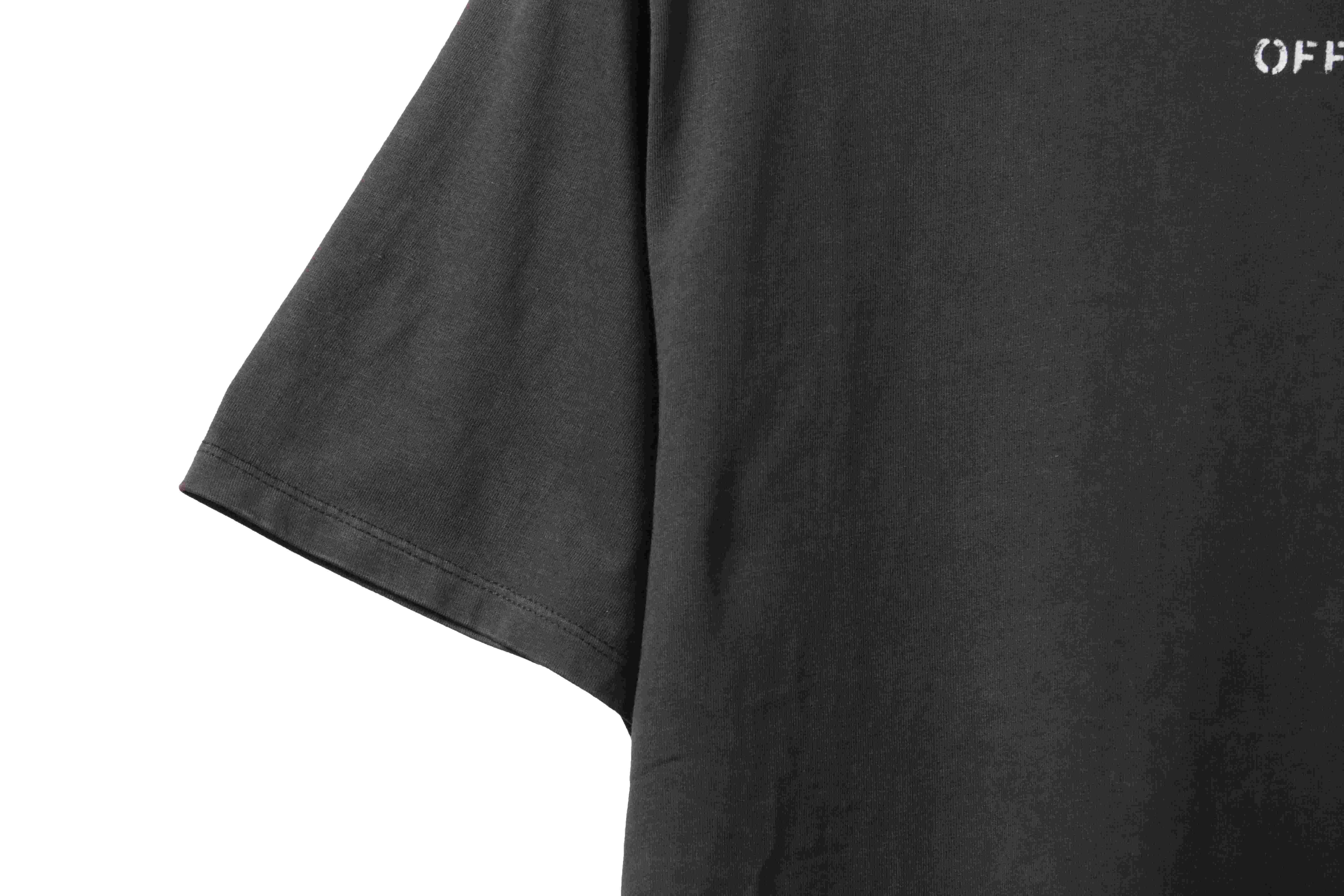 OW washed back color religious short sleeves