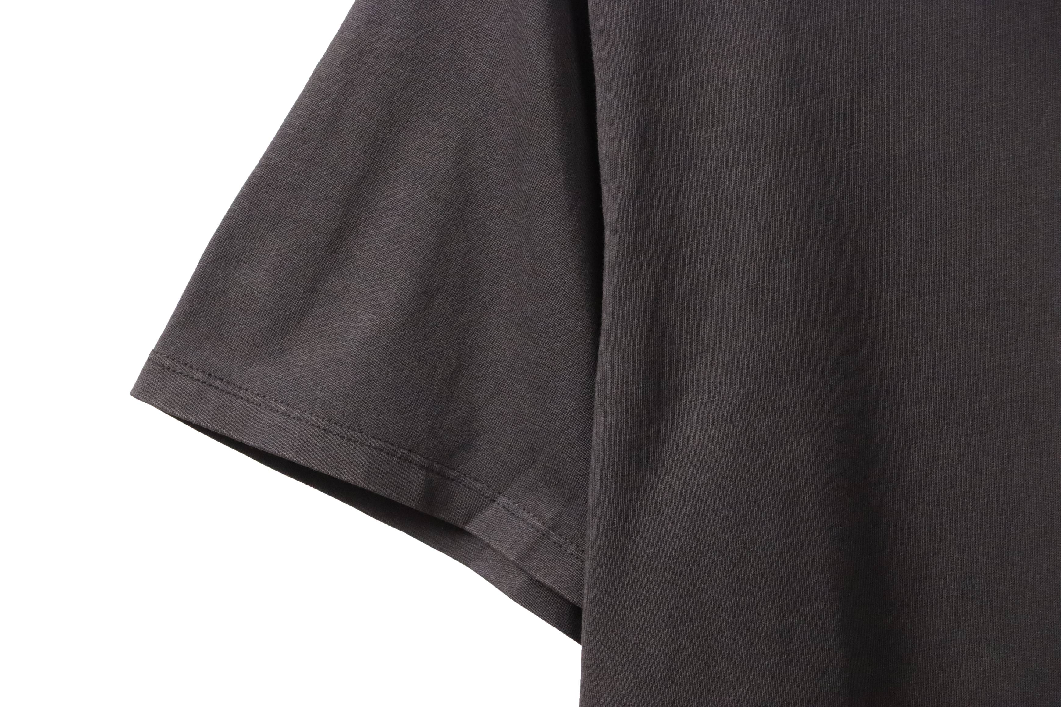 OW washed old man print short sleeves