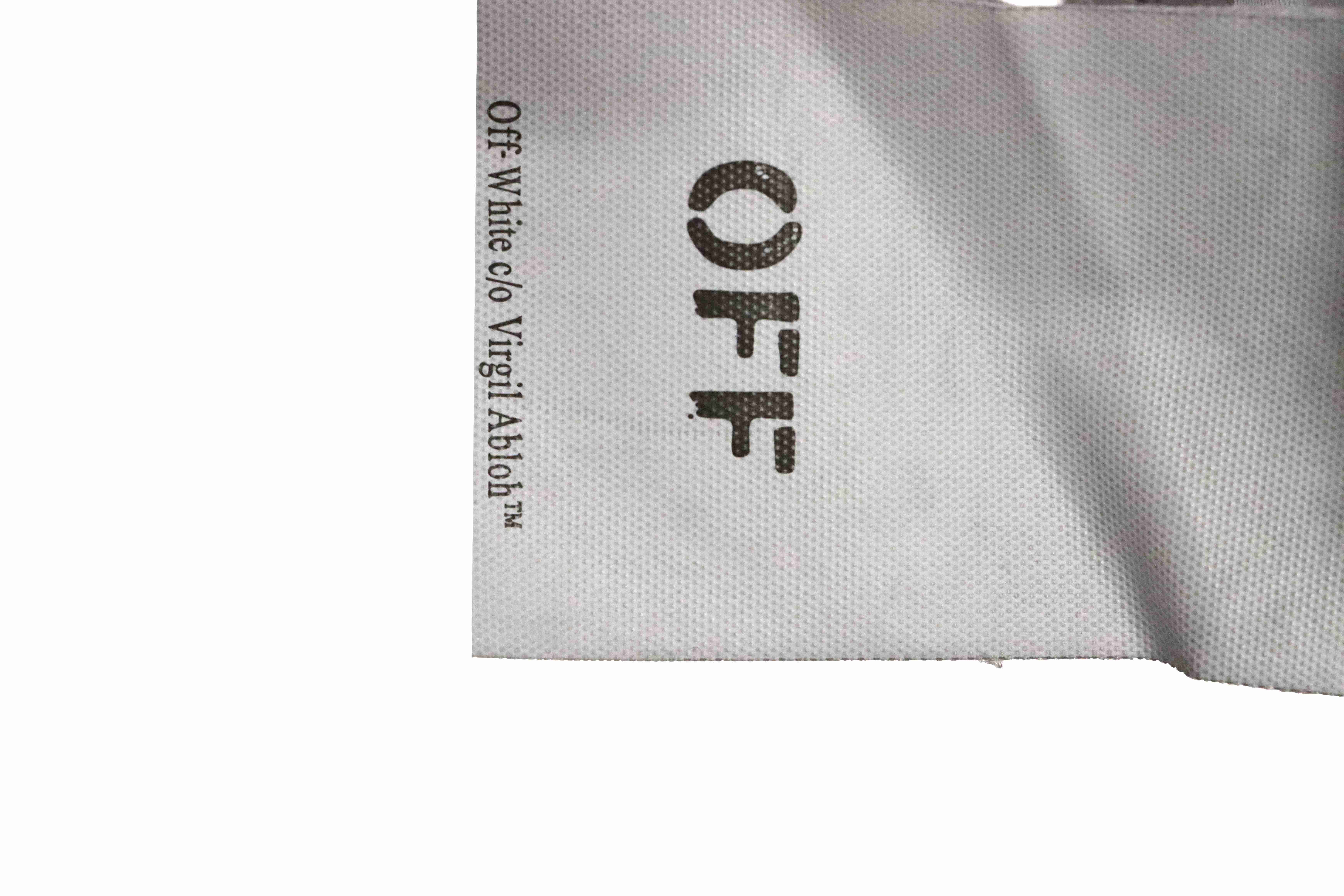 OW washed short-sleeved shirt with hymn and Madonna print on chest