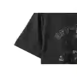 OW washed short-sleeved shirt with hymn and Madonna print on chest