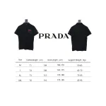 Prada 24ss fake pocket silicone trim Polo short sleeve black