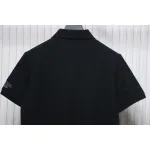 Prada 24ss fake pocket silicone trim Polo short sleeve black